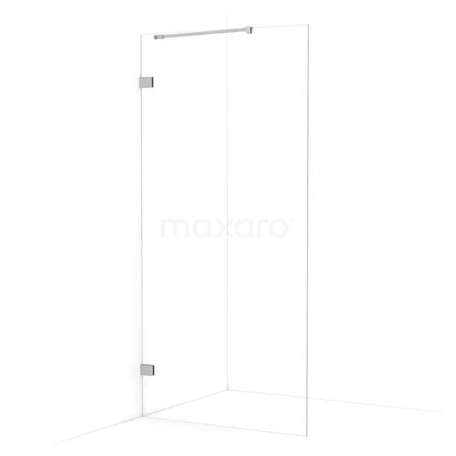 Begehbare Dusche Diamond 100cm aus klarem Sicherheitsglas Gebürsteter Edelstahl IDA10220BR Begehbare Dusche Diamond 100cm aus klarem Sicherheitsglas Gebürsteter Edelstahl IDA10220BR