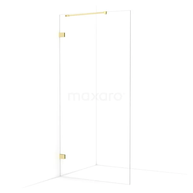 Diamond begehbare Dusche | 100 cm Helles Gold Feste Wand IDA10220LG Diamond begehbare Dusche | 100 cm Helles Gold Feste Wand IDA10220LG
