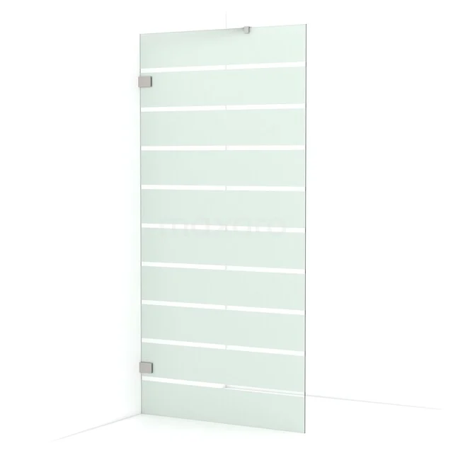 Diamond begehbare Dusche | 100 cm Edelstahl Feste Wand IDA10226BR Diamond begehbare Dusche | 100 cm Edelstahl Feste Wand IDA10226BR