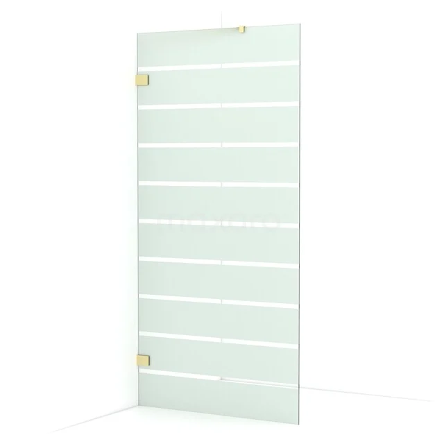 Diamond begehbare Dusche | 90 cm Helles Gold Feste Wand IDA09226LG Diamond begehbare Dusche | 90 cm Helles Gold Feste Wand IDA09226LG