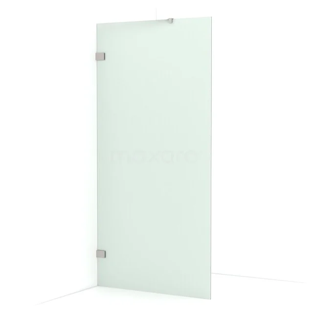 Diamond begehbare Dusche | 90 cm Edelstahl  Feste Wand IDA09227BR