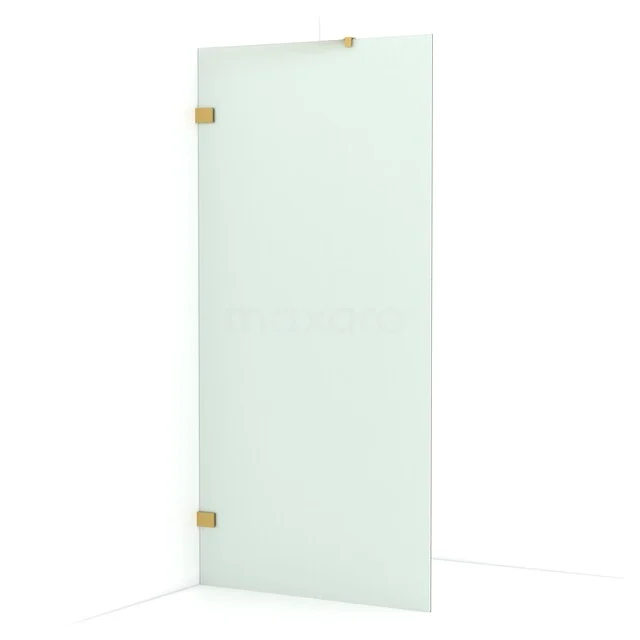 Diamond begehbare Dusche | 100 cm Gold  Feste Wand IDA10227GG