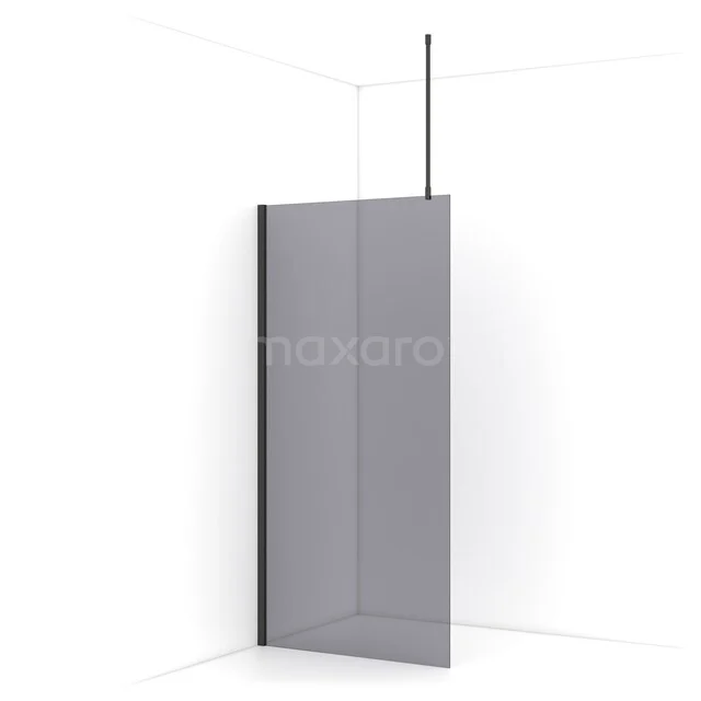 Diamond begehbare Dusche | 100 cm Schwarzchrom Feste Wand IDA10711BCN Diamond begehbare Dusche | 100 cm Schwarzchrom Feste Wand IDA10711BCN