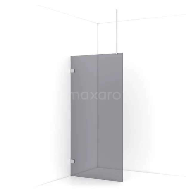 Begehbare Dusche Diamond 90cm aus Rauchglas Sicherheitsglas Chrom IDA09721C Begehbare Dusche Diamond 90cm aus Rauchglas Sicherheitsglas Chrom IDA09721C