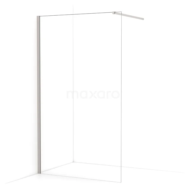 Diamond Walk-in shower | 120 cm Stainless steel Clear glass Fixed wall IDA12110BR