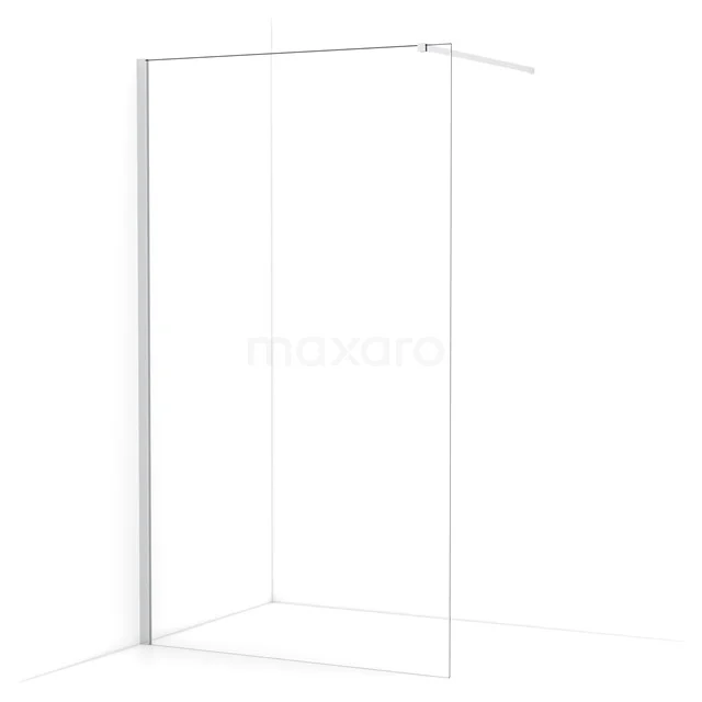 Diamond Walk-in shower | 110 cm Chrome Clear glass Fixed wall IDA11110C
