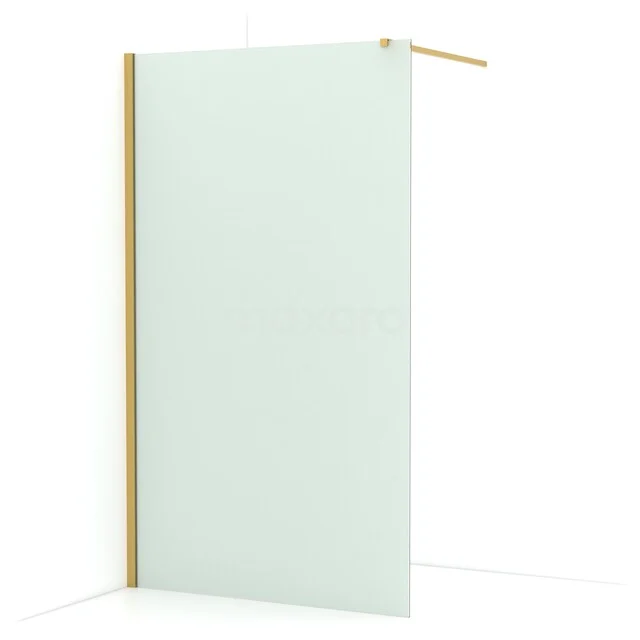 Diamond begehbare Dusche | 120 cm Gold  Feste Wand IDA12117GGN