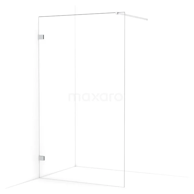 Diamond Walk-in shower | 120 cm Chrome Clear glass Fixed wall IDA12120C