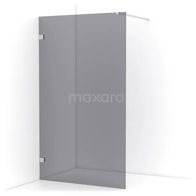 Begehbare Dusche Diamond 120cm Rauchglas Sicherheitsglas Chrom IDA12121C
