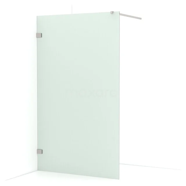 Begehbare Dusche Diamond 120cm Mattes Sicherheitsglas Gebürsteter Edelstahl IDA12127BR