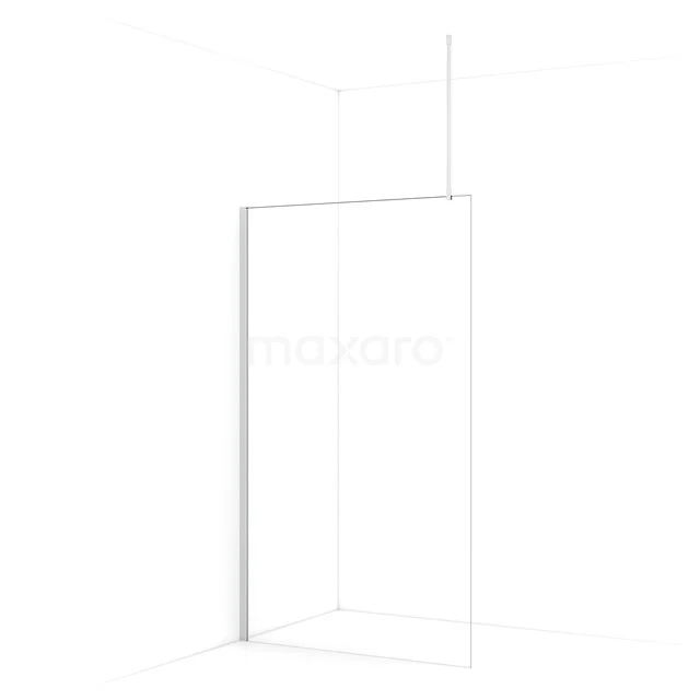Diamond Walk-in shower | 110 cm Chrome Clear glass Fixed wall IDA11710C