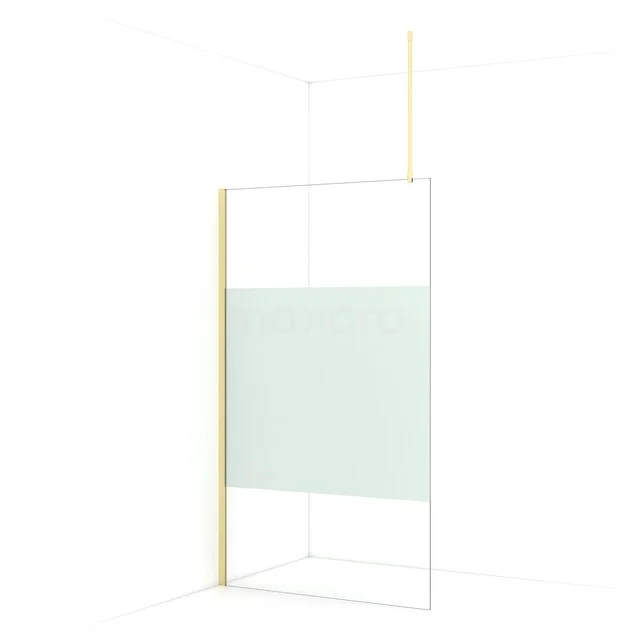 Diamond begehbare Dusche | 110 cm Helles Gold Feste Wand IDA11713LG Diamond begehbare Dusche | 110 cm Helles Gold Feste Wand IDA11713LG