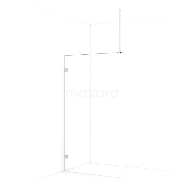 Diamond Walk-in shower | 110 cm Chrome Clear glass Fixed wall IDA11720C
