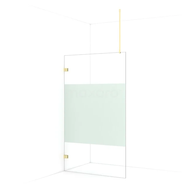 Diamond begehbare Dusche | 110 cm Helles Gold Feste Wand IDA11723LG Diamond begehbare Dusche | 110 cm Helles Gold Feste Wand IDA11723LG