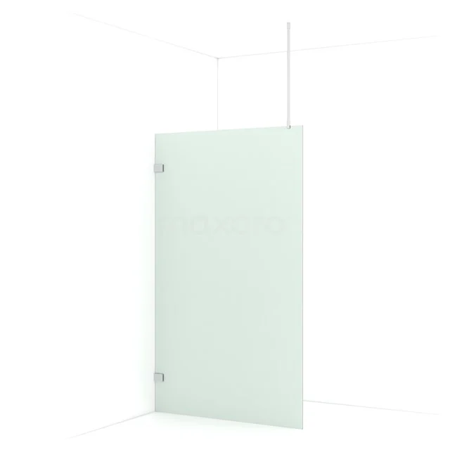 Diamond Walk-in shower | 120 cm Chrome Frosted glass Fixed wall IDA12727C