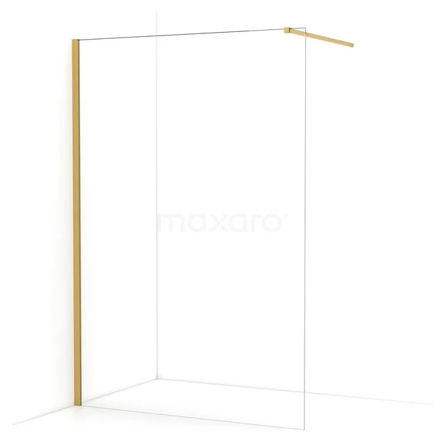 Diamond begehbare Dusche | 140 cm Gold Feste Wand IDA14110GGN Diamond begehbare Dusche | 140 cm Gold Feste Wand IDA14110GGN