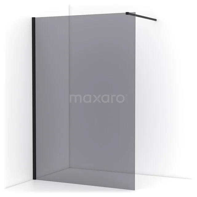 Begehbare Dusche Diamant 140cm Rauchglas Sicherheitsglas Matt Schwarz IDA14111MB Begehbare Dusche Diamant 140cm Rauchglas Sicherheitsglas Matt Schwarz IDA14111MB