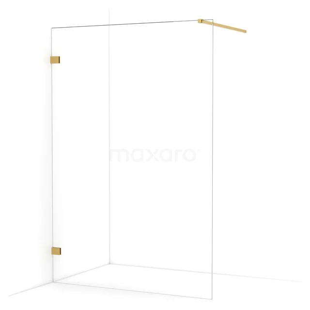 Begehbare Dusche Diamant 140cm Klares Sicherheitsglas Gold IDA14120GG Begehbare Dusche Diamant 140cm Klares Sicherheitsglas Gold IDA14120GG