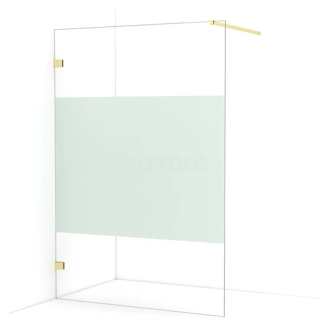 Diamond begehbare Dusche | 140 cm Helles Gold Feste Wand IDA14123LG Diamond begehbare Dusche | 140 cm Helles Gold Feste Wand IDA14123LG
