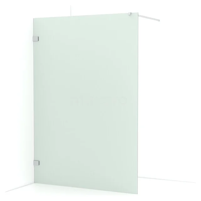 Begehbare Dusche Diamond 140cm Mattes Sicherheitsglas Chrom IDA14127C
