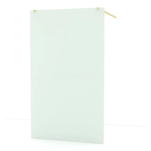 Diamond begehbare Dusche | 120 cm Helles Gold  Freistehende Wand IDF1287LG