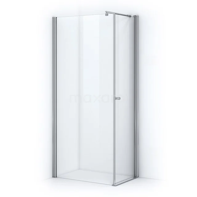 Zircon Comfort Shower enclosure | 80x70 cm Chrome Clear glass Pivot door Rectangle DC-0807013