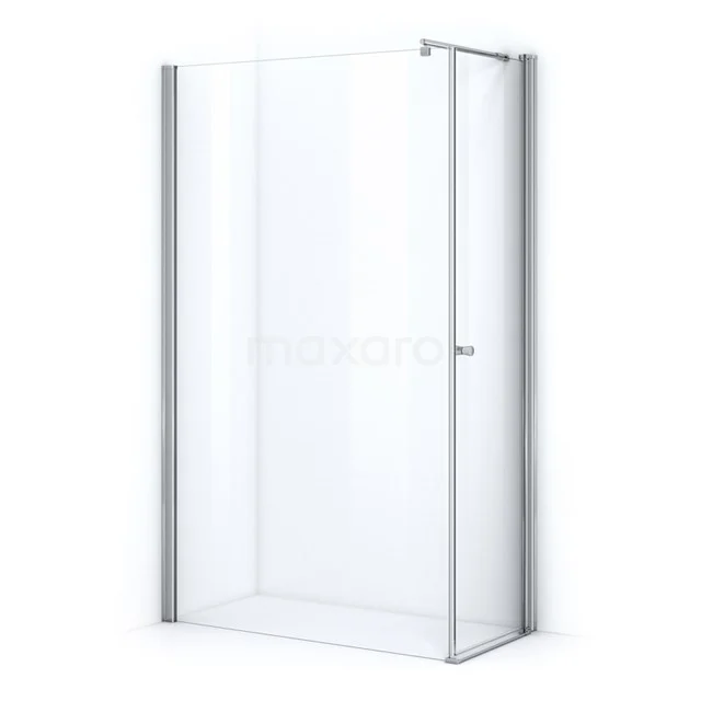 Zircon Comfort Shower enclosure | 120x60 cm Chrome Clear glass Pivot door Rectangle DC-1206013