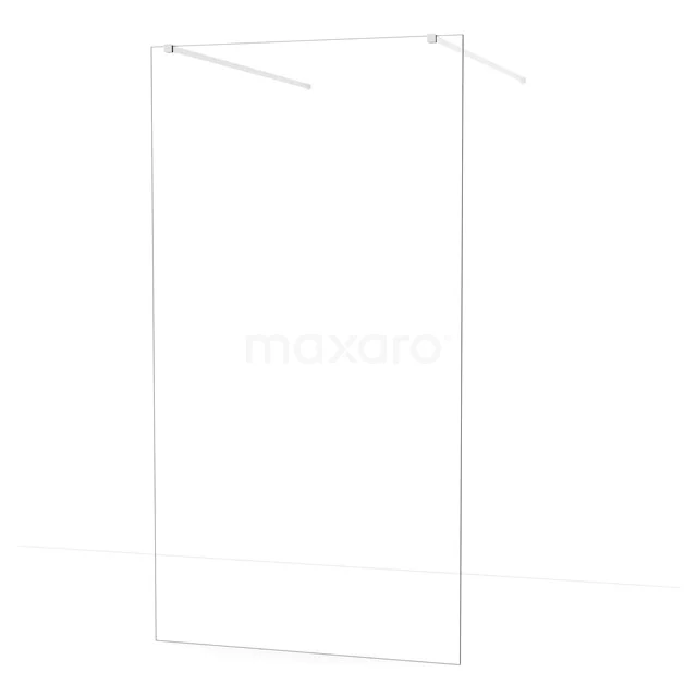 Diamond Walk-in shower | 110 cm Chrome Clear glass Free-standing wall IDF1180C