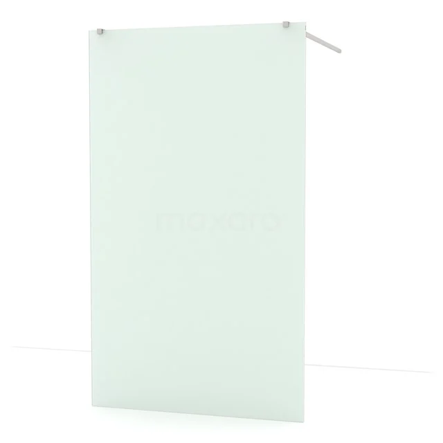 Diamond Walk-in shower | 120 cm Stainless steel Frosted glass Free-standing wall IDF1287BR