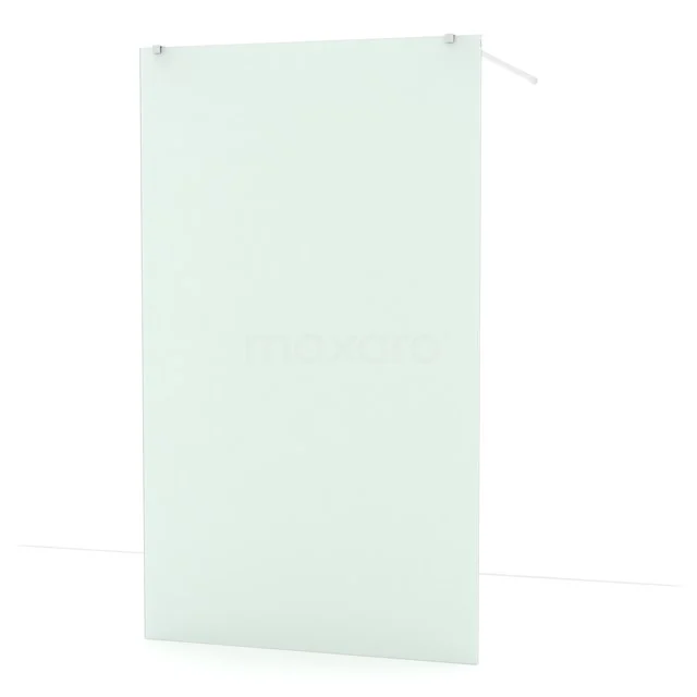Diamond Walk-in shower | 120 cm Chrome Frosted glass Free-standing wall IDF1287C