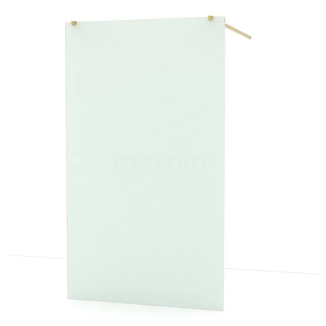 Diamond begehbare Dusche | 120 cm Gold  Freistehende Wand IDF1287GG