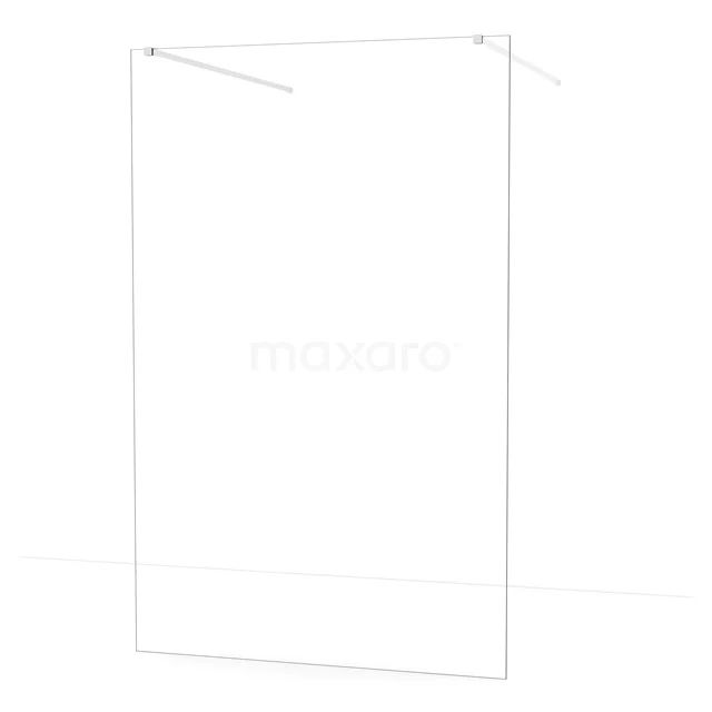 Freistehende begehbare Dusche Diamant 140cm 8mm klares Sicherheitsglas Chrom IDF1380C