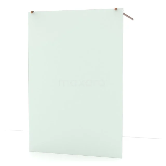 Diamond Walk-in shower | 140 cm Copper Frosted glass Free-standing wall IDF1487KP