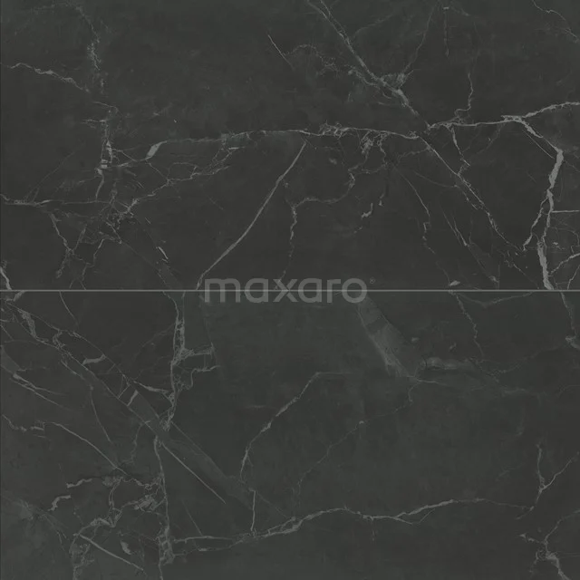 Lucido Black Matte black Floor/wall tile | 60x120 cm Black Natural stone look 503-050305