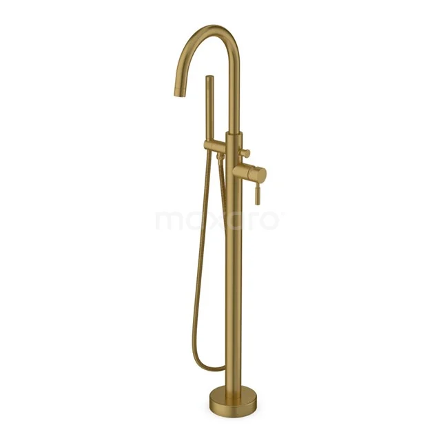 Radius Vrijstaande badkranen  | Goud Eéngreeps mengkraan met handdouche   BSG-5503-50000