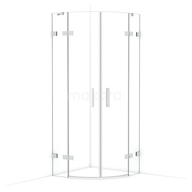 Duschkabine Diamant 80x80cm Klar Sicherheitsglas Viertelrund Chrom CDR20808420C Duschkabine Diamant 80x80cm Klar Sicherheitsglas Viertelrund Chrom CDR20808420C