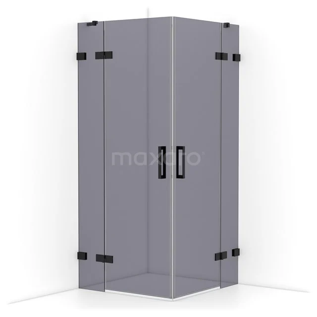 Diamond Duschkabine | 90x90 cm Matt Schwarz Drehtür Quadrat CDD3636421MB Diamond Duschkabine | 90x90 cm Matt Schwarz Drehtür Quadrat CDD3636421MB