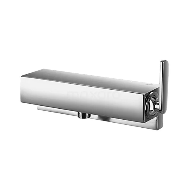 Chrome bath tap with sleek, modern design and side lever, perfect for stylish bathroom decor.