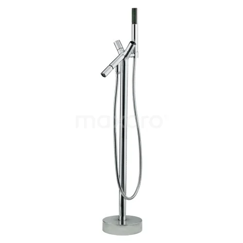 Balance Vrijstaande badkranen  | Chroom Tweegreeps mengkraan met handdouche   F0015B