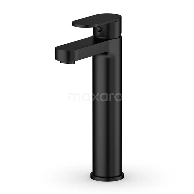 High Basin tap Balance Black, Single lever mixer tap, Black F0802AMB