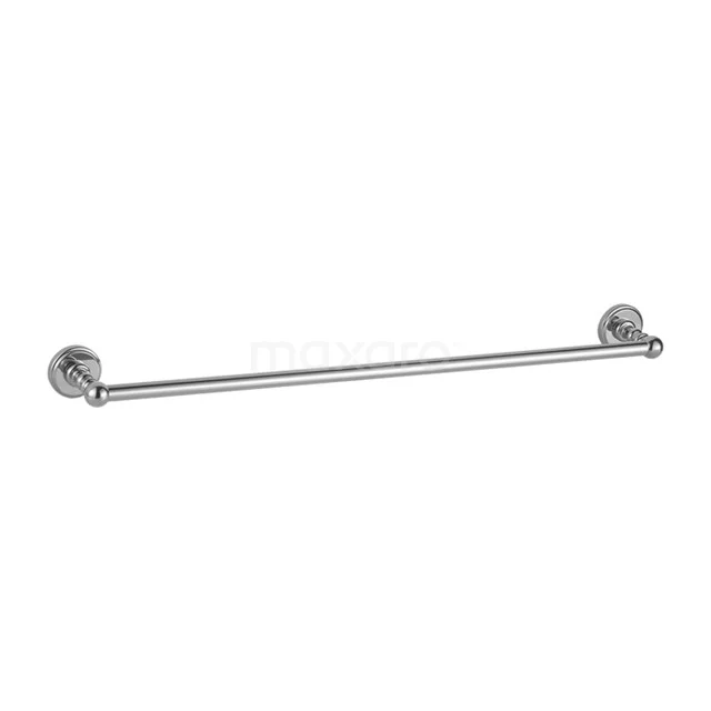Chrome towel holder with a minimalist design, ideal for modern bathrooms. Made of durable stainless steel.
