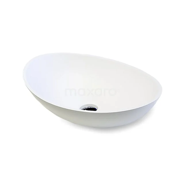 Countertop wash basin Mintra Solid surface Matte white 55x38cm Oval M120-0011