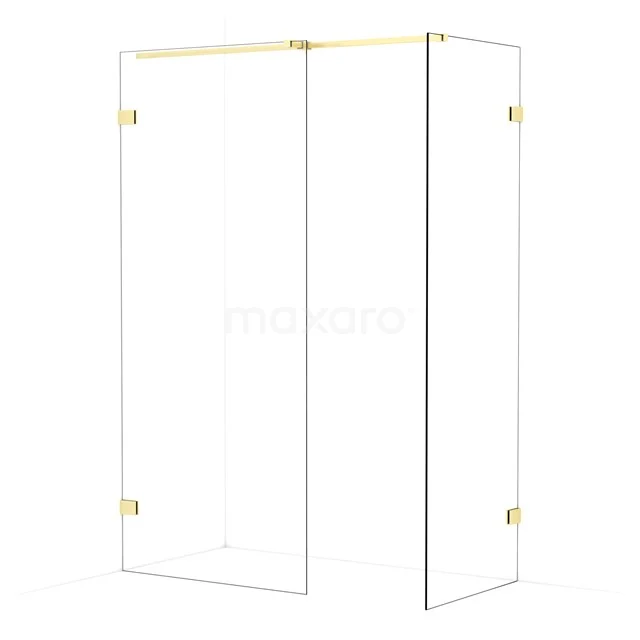 Diamond begehbare Dusche | 90x70 cm Helles Gold 2 feste Wände IDB0907320LG Diamond begehbare Dusche | 90x70 cm Helles Gold 2 feste Wände IDB0907320LG