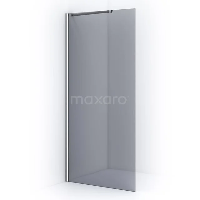 Pearl begehbare Dusche | 100 cm Chrom Feste Wand IPA10101C Glas Duschwand mit minimalistischem Design, transparent und kratzfest, perfekt für moderne Badezimmergestaltung.