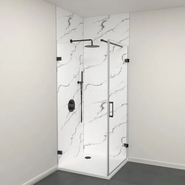SPC Wandpaneele Set | 90x90x260 cm | Weißer Marmor WP01-2609-02-01 SPC Wandpaneele Set | 90x90x260 cm | Weißer Marmor WP01-2609-02-01