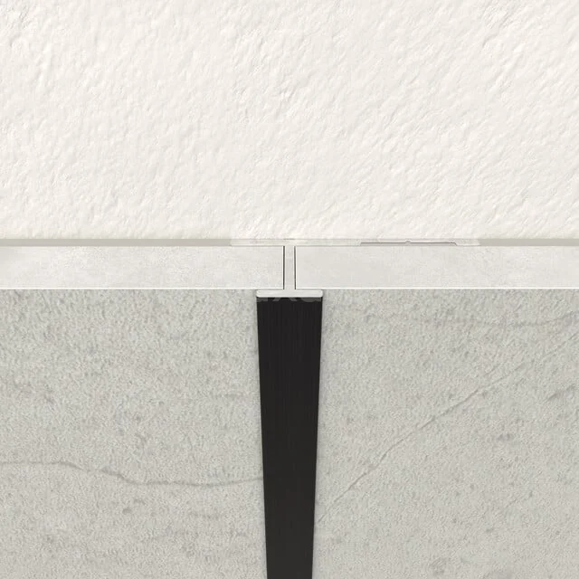 Eindprofiel wandpanelen | 280 cm | Mat zwart | Aluminium WPP04-MB