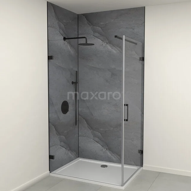 SPC wall panels set | 90x120x260 cm | Dark grey WP01-2609-05-02