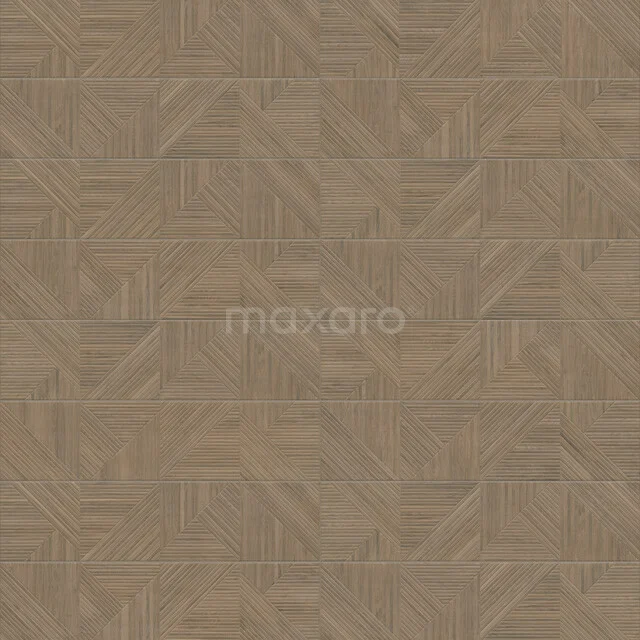 Wandfliese Relief Tangram Braun 30x120cm Holz-Optik Braun Rektifiziert 505-100102