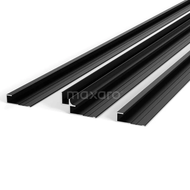 Wandpaneel-Profilsatz | Inneneckprofil mit 2 Abschlussprofilen WPS0001MB