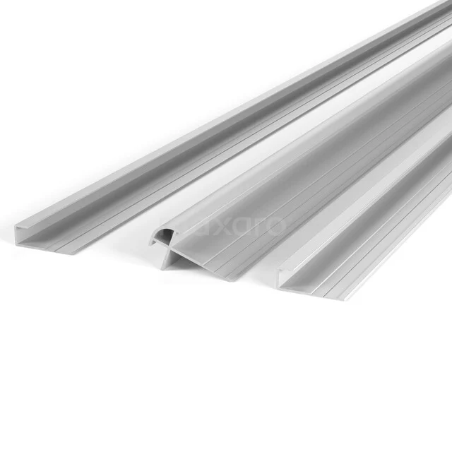 Wall panel profile set | outer corner profile with 2 end profiles WPS0002BR